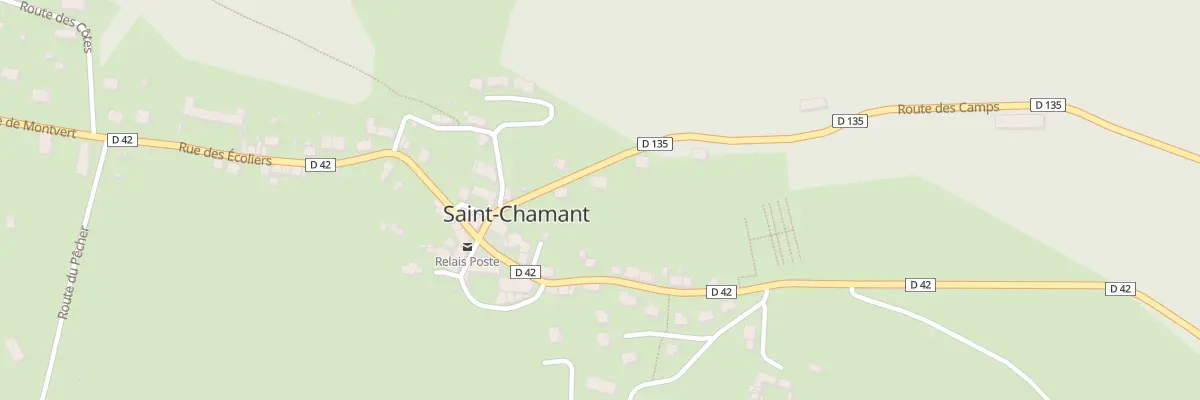Plan du 5089 Le Bourg à Saint-Chamant