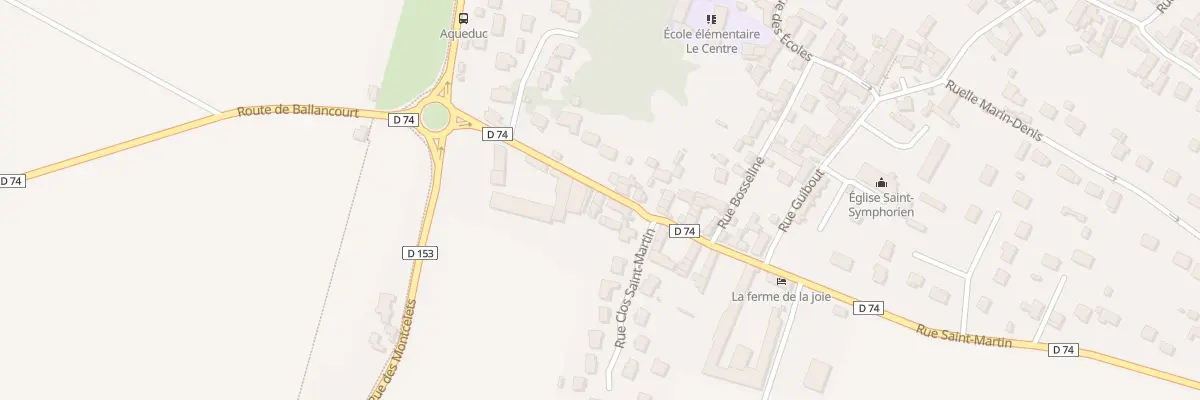 Plan du 4 Rue Saint-martin à Chevannes