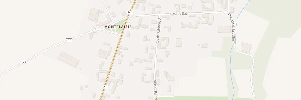 Plan du 10 Rue de Raincheval à Marieux