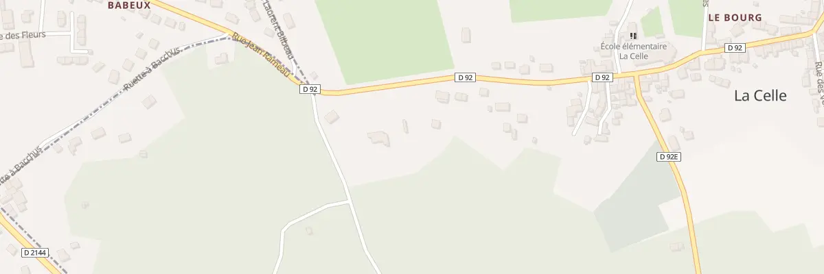 Plan du 27 Rte de Bruère à La Celle