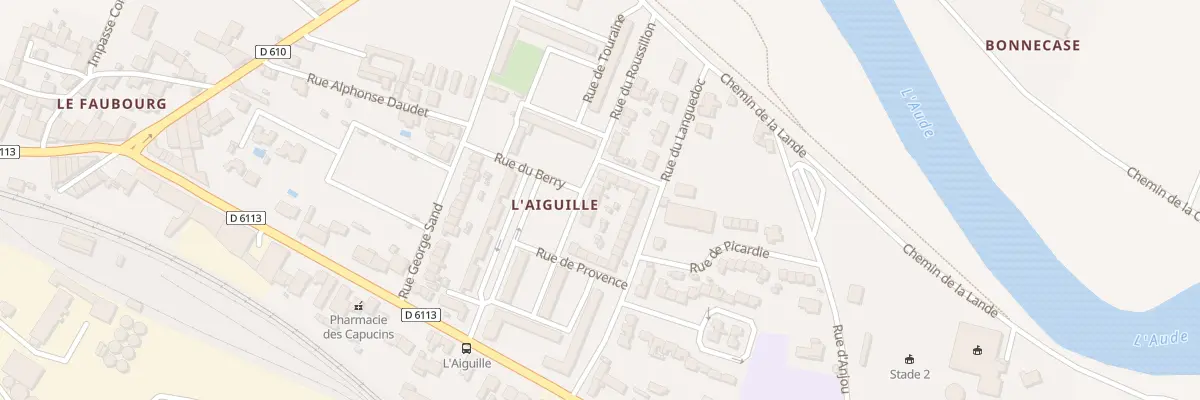 Plan du 22 Rue du Roussillon à Trèbes