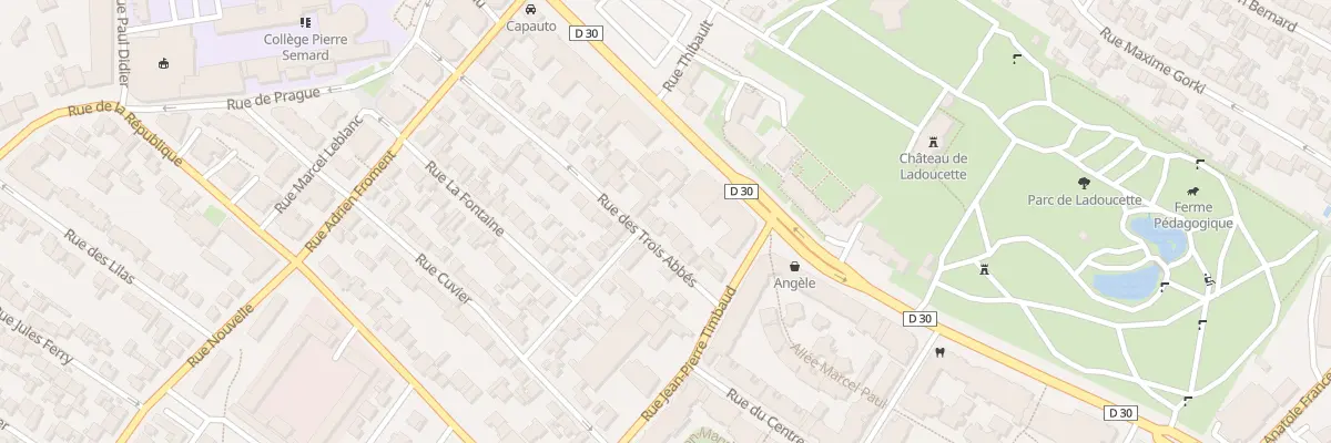 Plan du 12 Rue Des Trois Abbes à Drancy