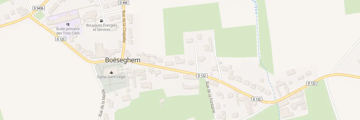 Plan du 40 Rue de l’Eglise à Boëseghem