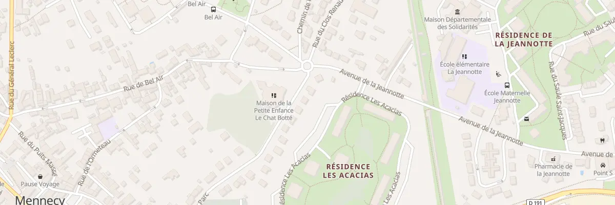 Plan du 24 Rue du Parc à Mennecy