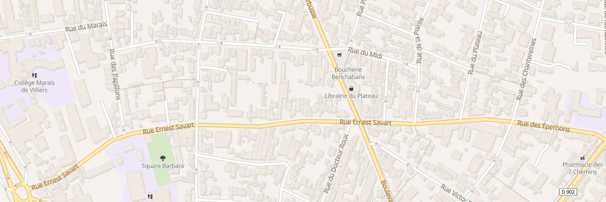 Plan du 79 Rue Ernest Savart à Montreuil
