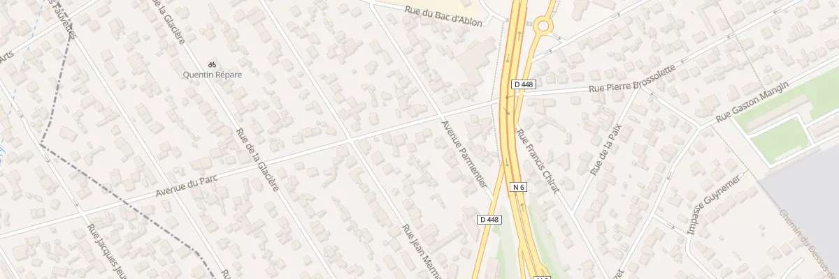 Plan du 96 Av du Parc à Montgeron