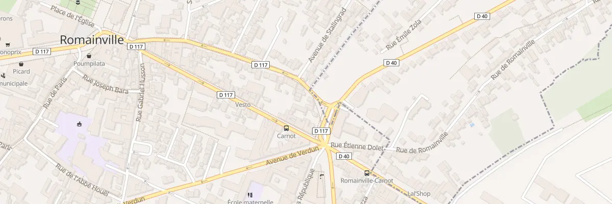 Plan du 60 Rue Veuve Aublet à Romainville
