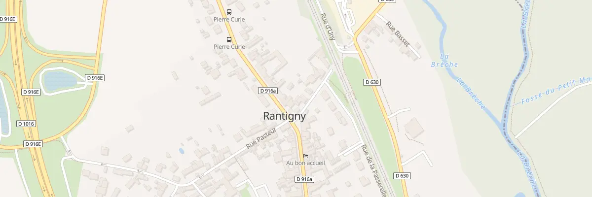 Plan du 2 Av Pierre Curie à Rantigny