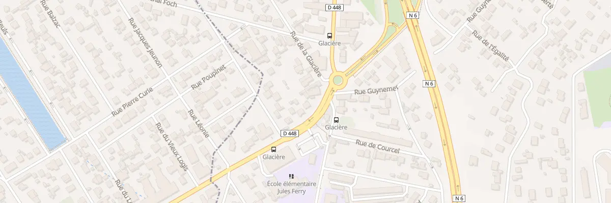 Plan du 44 Rte de Corbeil à Montgeron