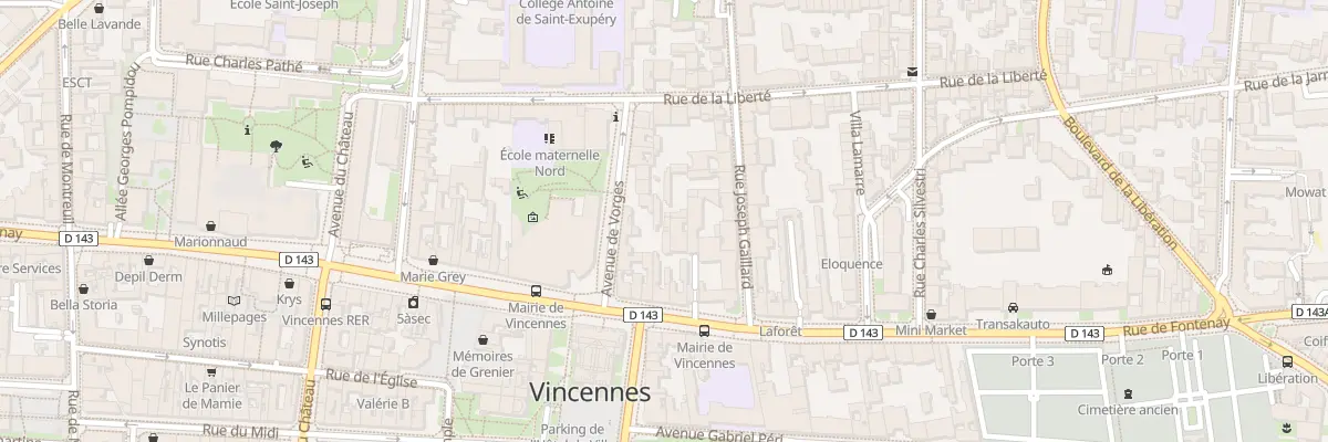 Plan du 78 Rue de Fontenay à Vincennes