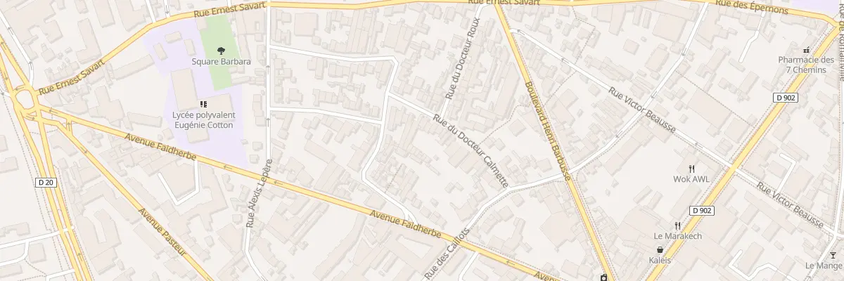 Plan du 29 Rue du Docteur Calmette à Montreuil