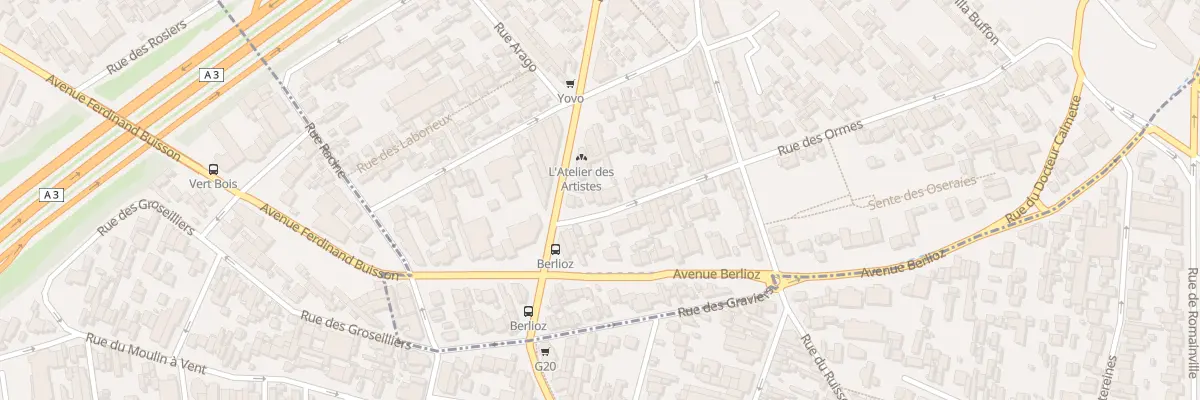 Plan du 102 Rue Ormes à Romainville