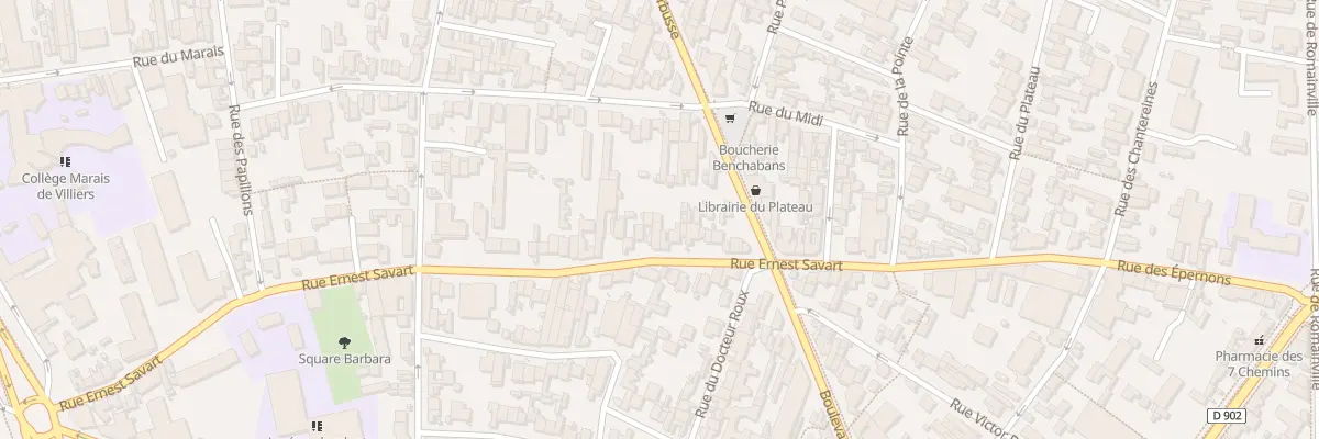 Plan du 81 Rue Ernest Savart à Montreuil