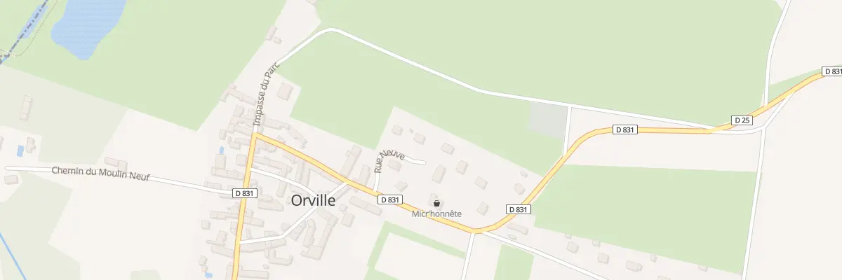 Plan du 5 La Porte Rouge à Orville