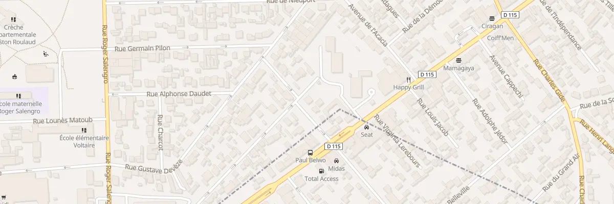 Plan du 50 Rue Danielle Casanova à Drancy