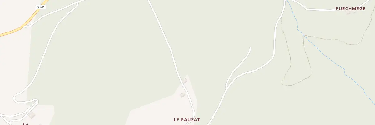 Plan du 6047 Le Pauzat à Vieillevie