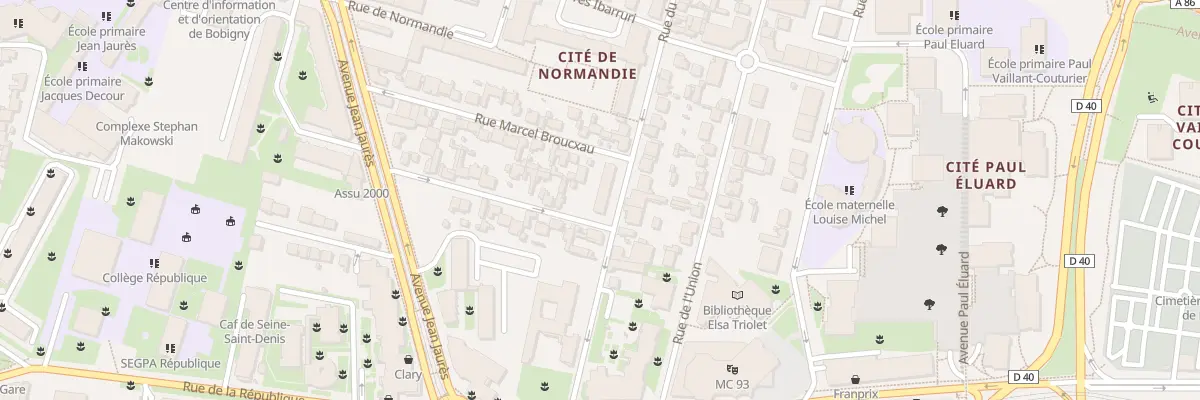 Plan du 29 Rue Gilbert Hanot à Bobigny