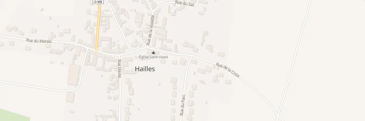 Plan du 8 Rue de la Croix à Hailles