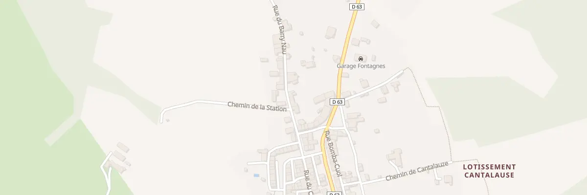Plan du 5545 Rue du Barry Nau à Lédergues