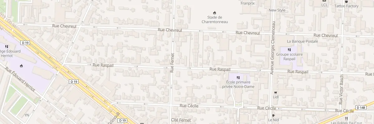 Plan du 35 Rue Raspail à Maisons-Alfort