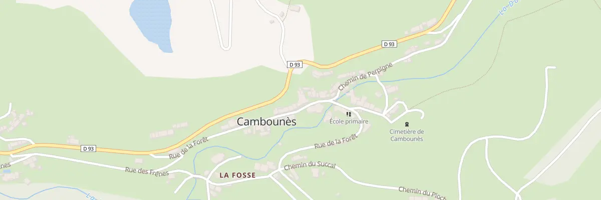 Plan du 23 Rue de la Foret à Cambounès