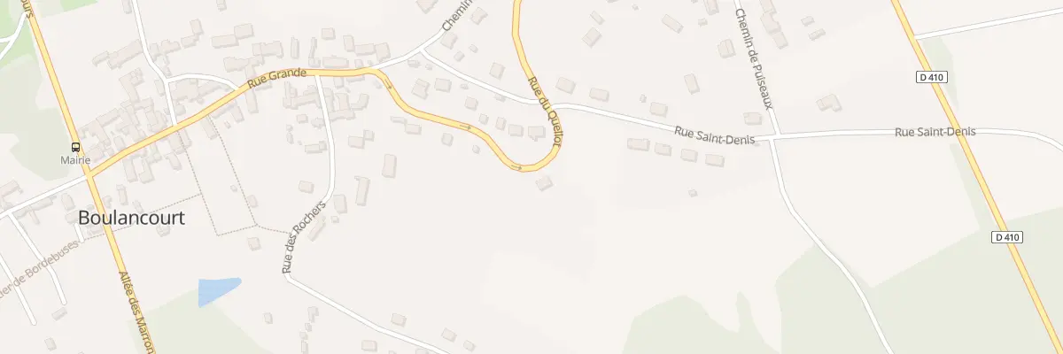 Plan du 18 Rue du Quellot à Boulancourt