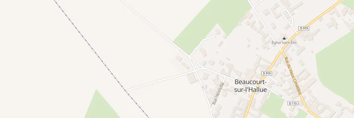 Plan du 3 Chem Mirvaux A Herissart à Beaucourt-sur-l’Hallue