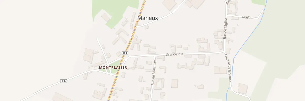 Plan du 20 Gr Grande Rue à Marieux