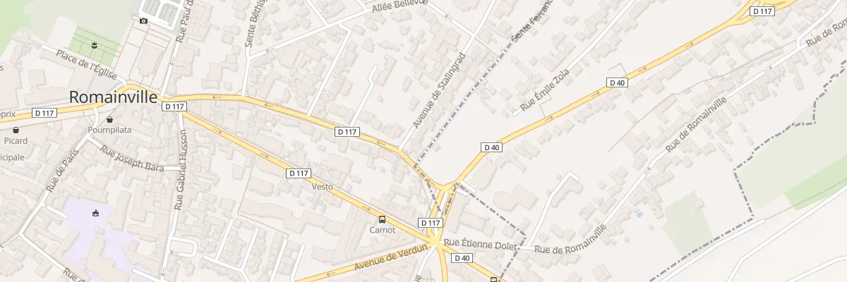Plan du 51 Rue Veuve Aublet à Romainville
