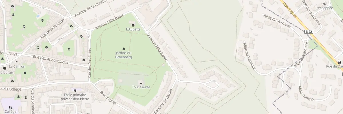 Plan du 61 Av Félix Baert à Bergues