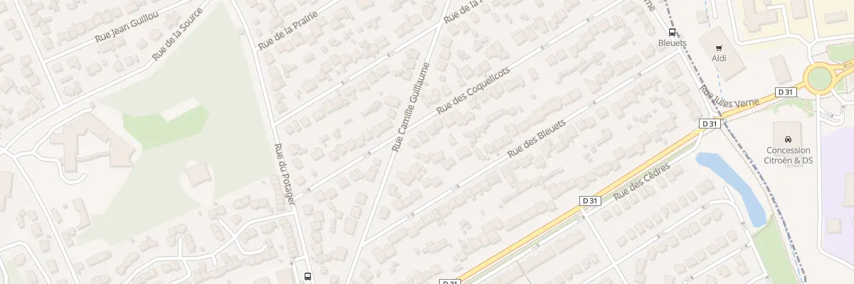 Plan du 8 Rue des Coquelicots à Vigneux-sur-Seine
