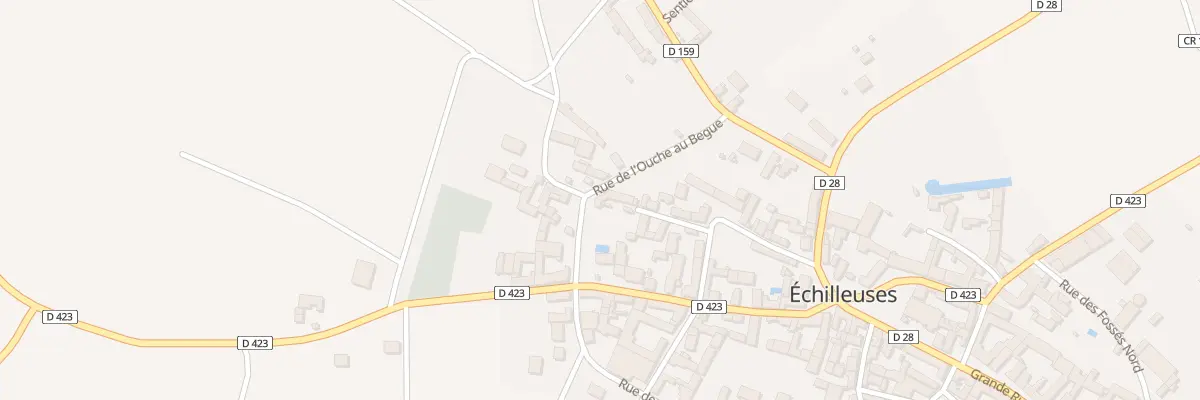Plan du 4 Rue de la Petite Roulette à Échilleuses