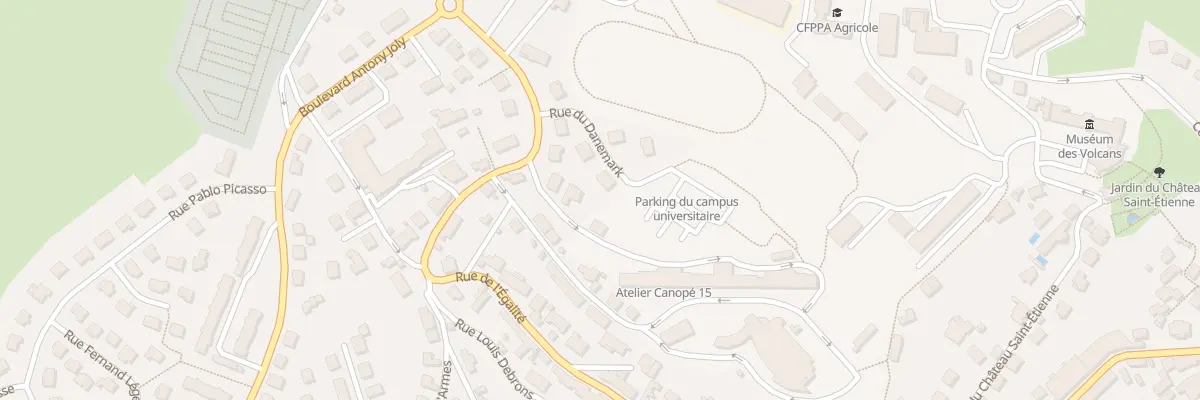 Plan du 8 Rue du Danemark à Aurillac