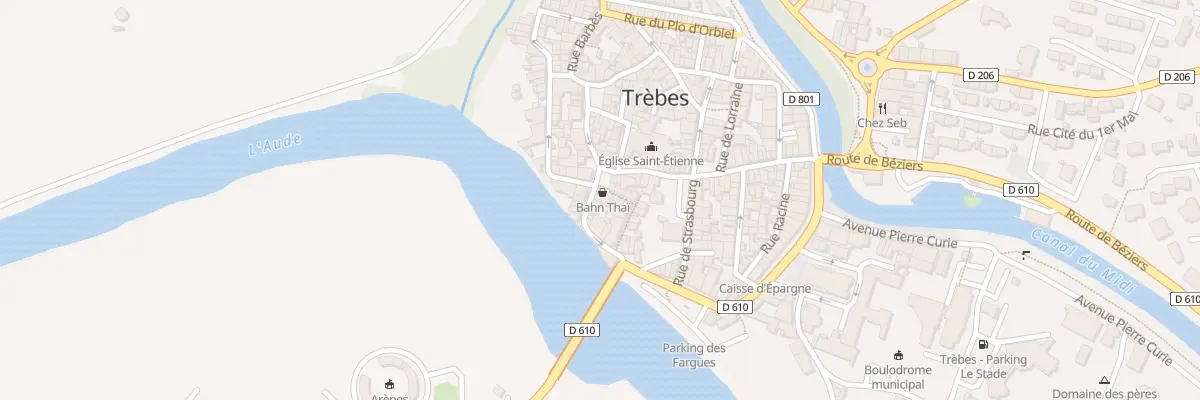 Plan du 8 Rue Voltaire à Trèbes
