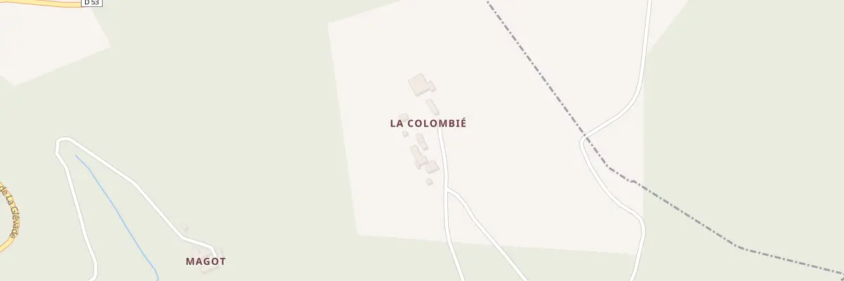 Plan du 5412 La Colombie à Vabre