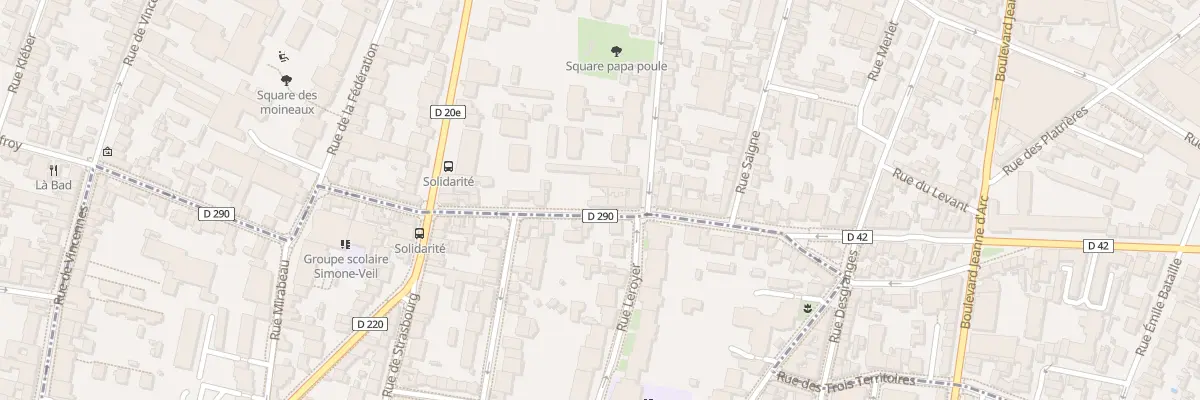 Plan du 29 Rue de la Solidarité à Montreuil