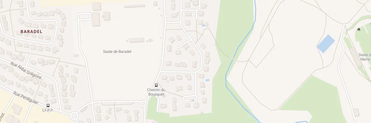 Plan du 52 Rue de Baradel à Aurillac