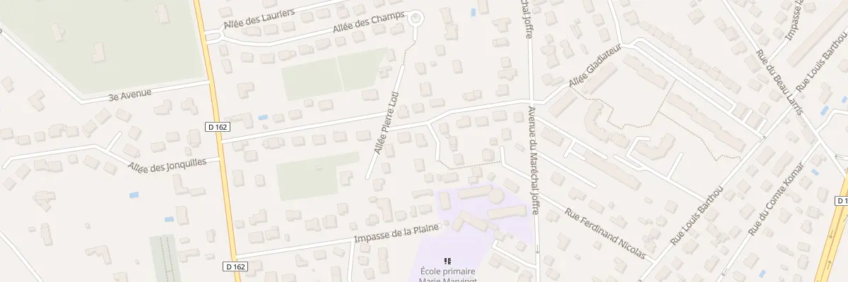 Plan du 2 All Chateaubriand à Lamorlaye