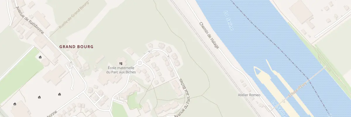 Plan du 22 Av du Parc aux Biches à Évry-Courcouronnes