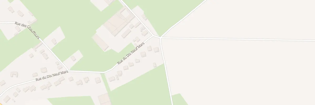 Plan du 1 Rue du Dix Neuf Mars à La Thieuloye