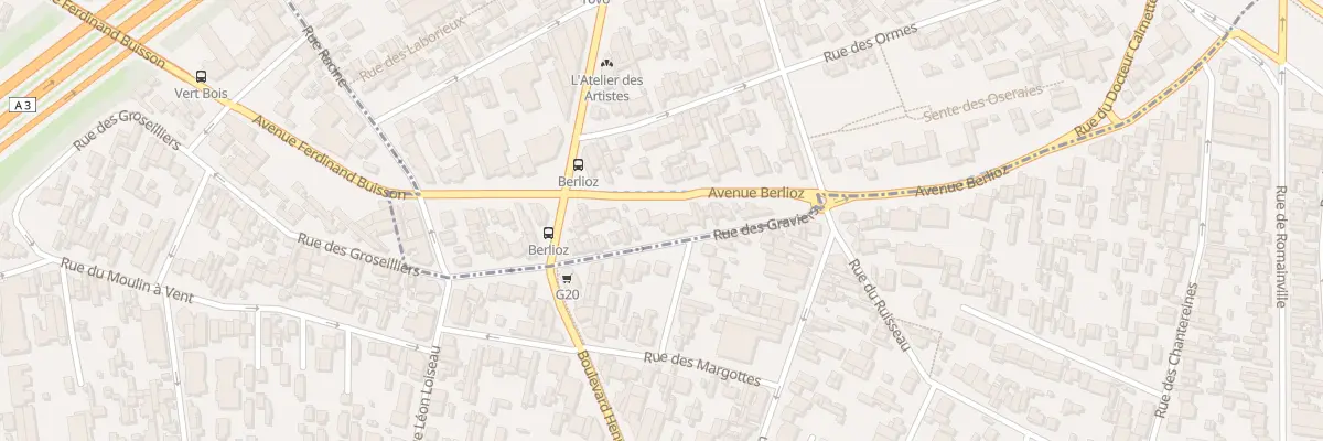 Plan du 39 Rue Graviers à Romainville
