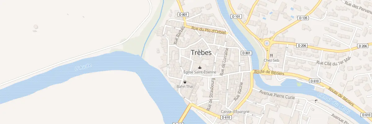 Plan du 3 Rue de l’Eglise à Trèbes