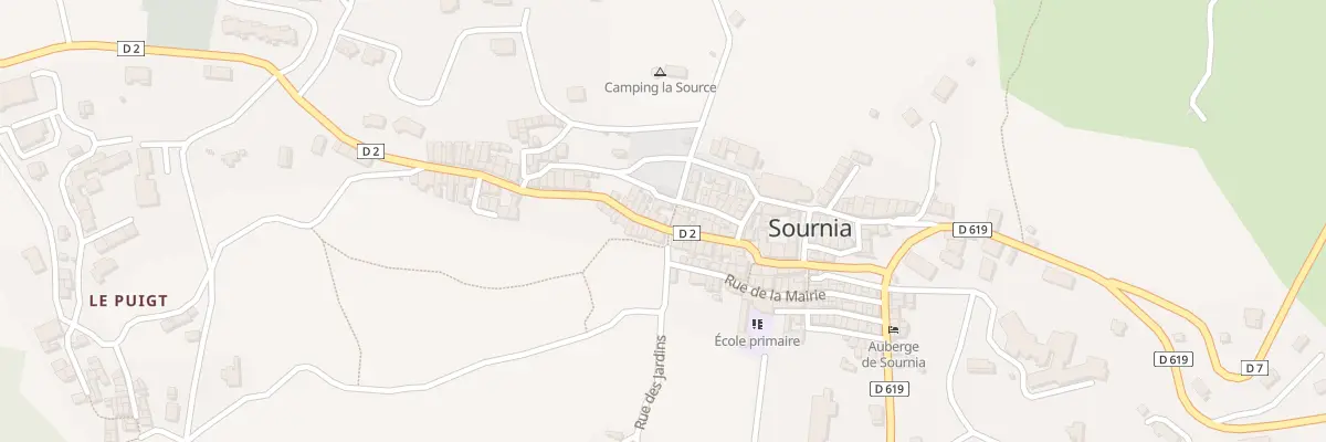 Plan du 44 Le Village à Sournia