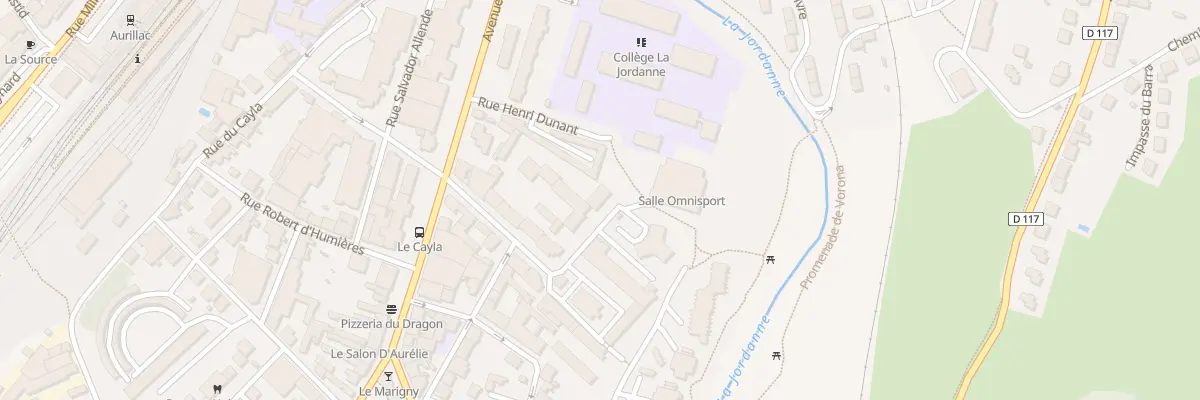 Plan du 23 Rue Meallet de Cours à Aurillac