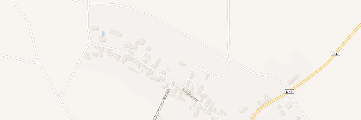 Plan du 28 Rue Jeanest à Jagny-sous-Bois