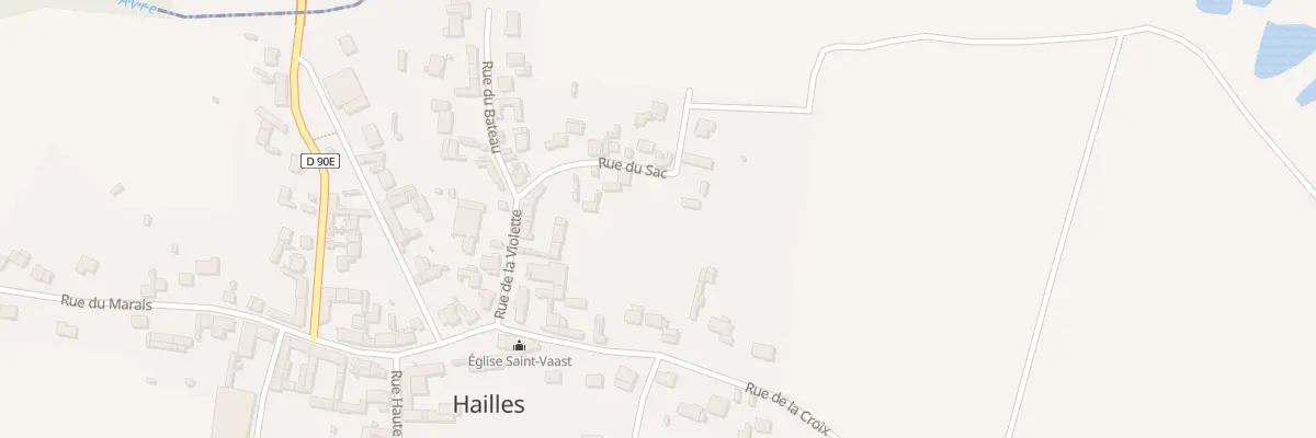 Plan du 8 Rue du Sac à Hailles