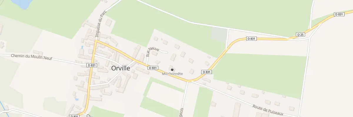 Plan du 2 La Porte Rouge à Orville