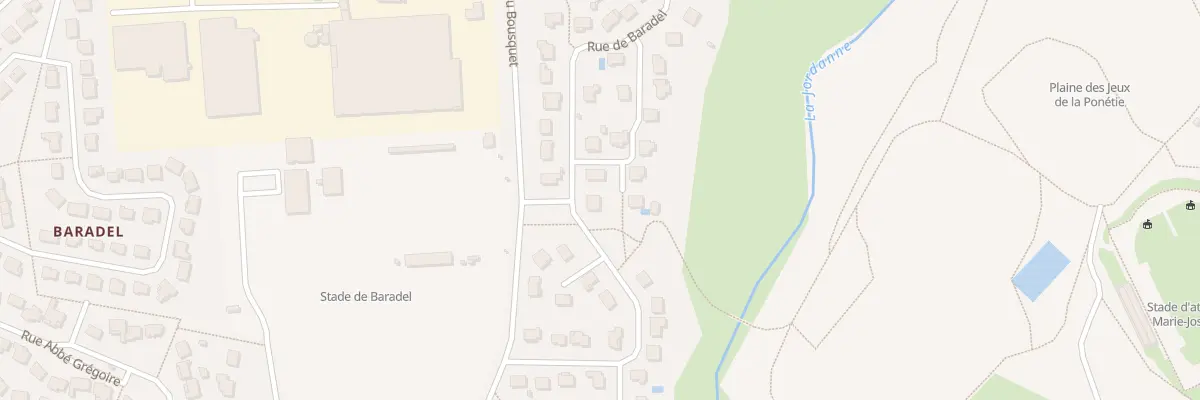 Plan du 45 Rue de Baradel à Aurillac