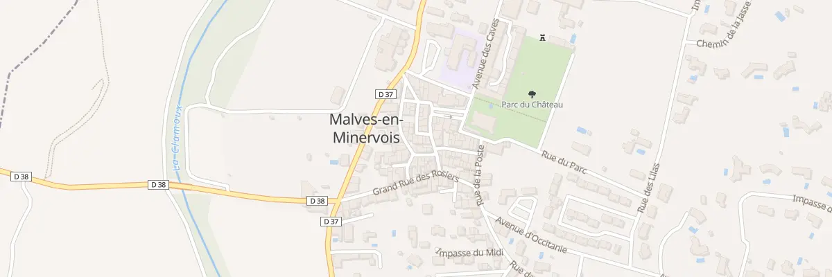 Plan du 5162 Le Village à Malves-en-Minervois
