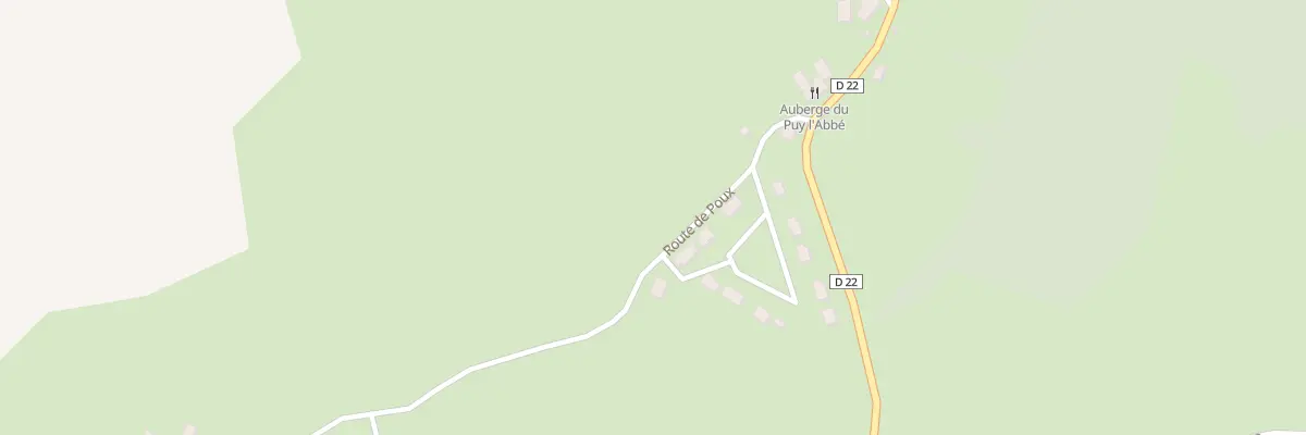Plan du 8 Rte de Poux à Sauvat
